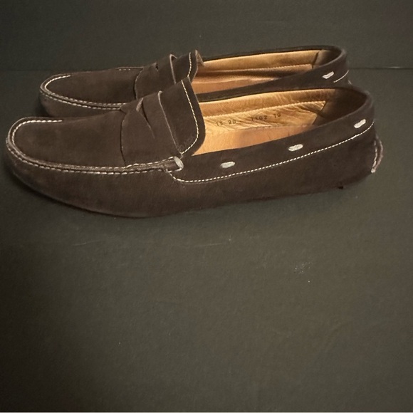 Prada Men's Moccasin Driver Suede Leather Slip On Size US 10 - Picture 3 of 12